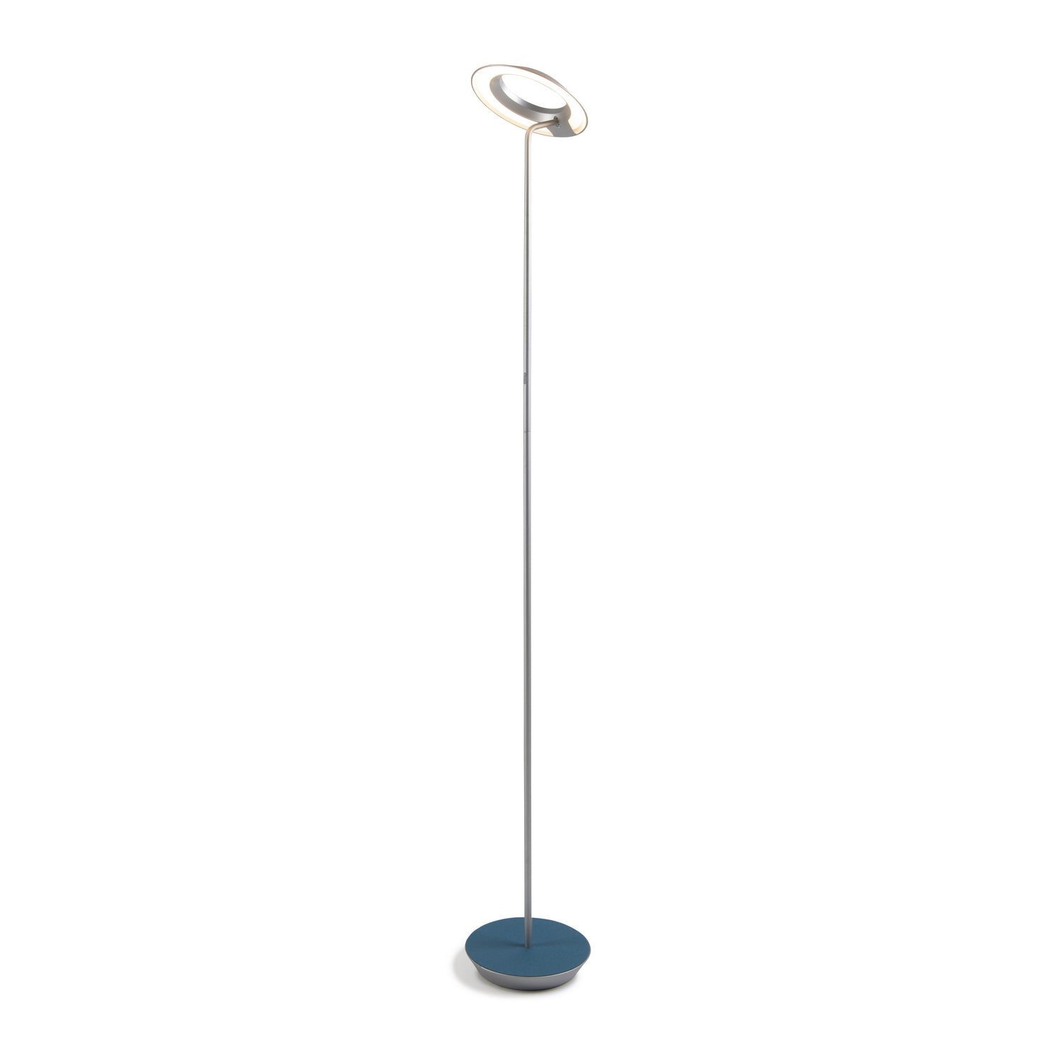 Koncept - RYO-SW-SIL-AZF-FLR - LED Floor Lamp - Royyo - Silver, Azure Felt