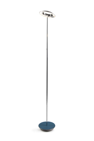 Koncept - RYO-SW-CRM-AZF-FLR - LED Floor Lamp - Royyo - Chrome, Azure Felt