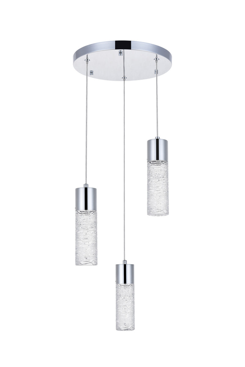 Elegant Lighting - 5200D12C - LED Pendant - Constellation - Chrome