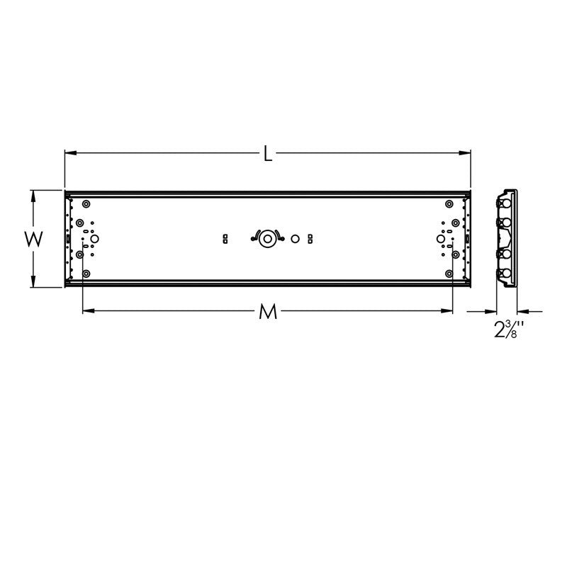 AFX Lighting - LWL0724SP - LED Wrap Chassis - Wrap Chassis LED - White