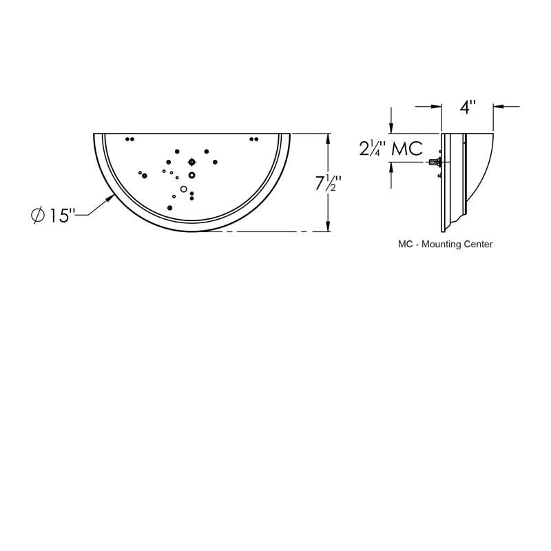 AFX Lighting - QSSS150712L30ENBN - LED Wall Sconce - Opus - Brushed Nickel