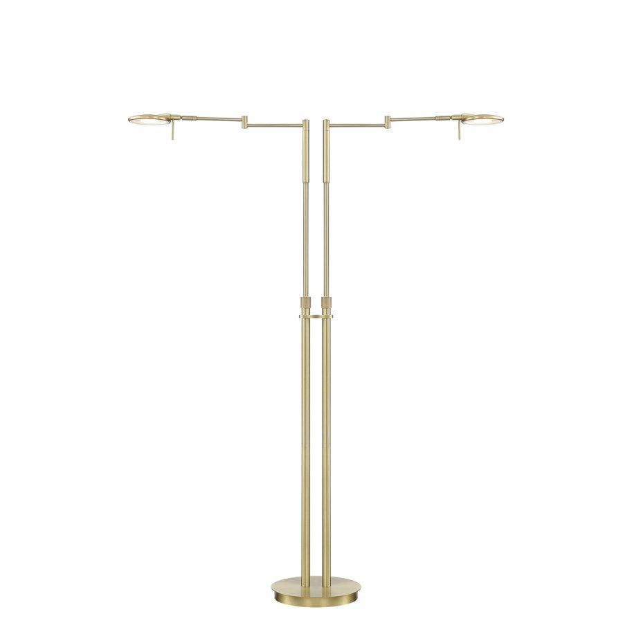 Arnsberg - 425810208 - LED Floor Lamp - Dessau - Satin Nickel