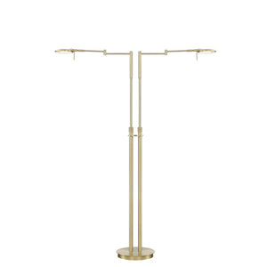 Arnsberg - 425810208 - LED Floor Lamp - Dessau - Satin Nickel