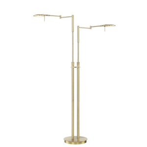 Arnsberg - 425810208 - LED Floor Lamp - Dessau - Satin Nickel