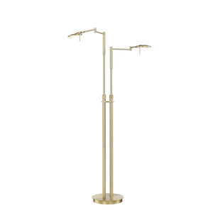 Arnsberg - 425810208 - LED Floor Lamp - Dessau - Satin Nickel