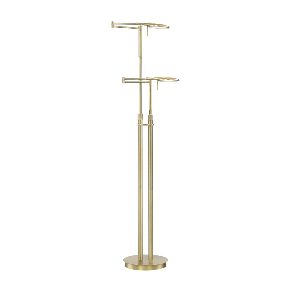 Arnsberg - 425810208 - LED Floor Lamp - Dessau - Satin Nickel