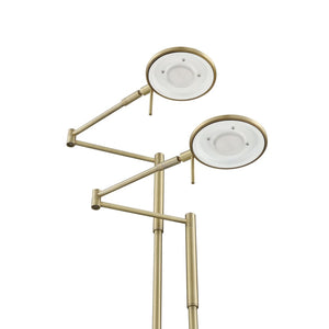 Arnsberg - 425810208 - LED Floor Lamp - Dessau - Satin Nickel