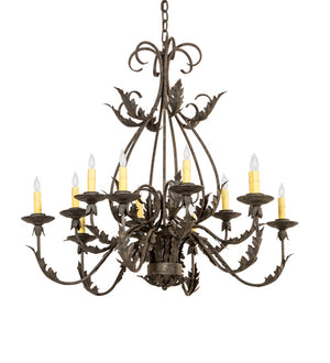 Meyda Tiffany - 215406 - 12 Light Chandelier - French Elegance - Antiquity