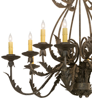 Meyda Tiffany - 215406 - 12 Light Chandelier - French Elegance - Antiquity