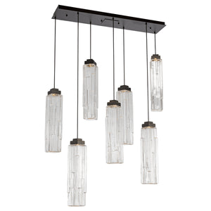 Hammerton Studio - PLB0056-07-MB-LC-C01-L1 - LED Pendant - Ledgestone - Matte Black