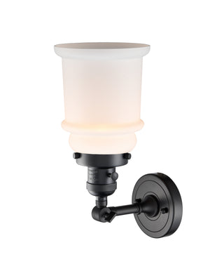 Innovations - 203SW-BK-G181 - One Light Wall Sconce - Franklin Restoration - Matte Black