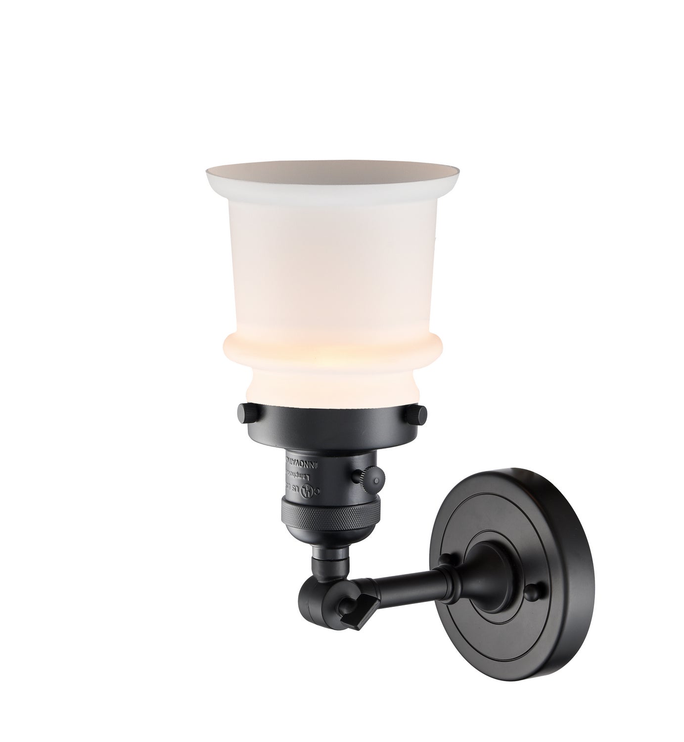 Innovations - 203SW-BK-G181S - One Light Wall Sconce - Franklin Restoration - Matte Black