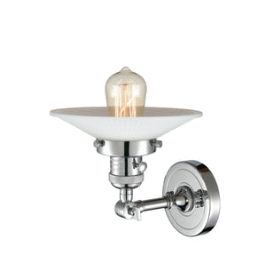 Innovations - 203SW-PC-G1 - One Light Wall Sconce - Franklin Restoration - Polished Chrome