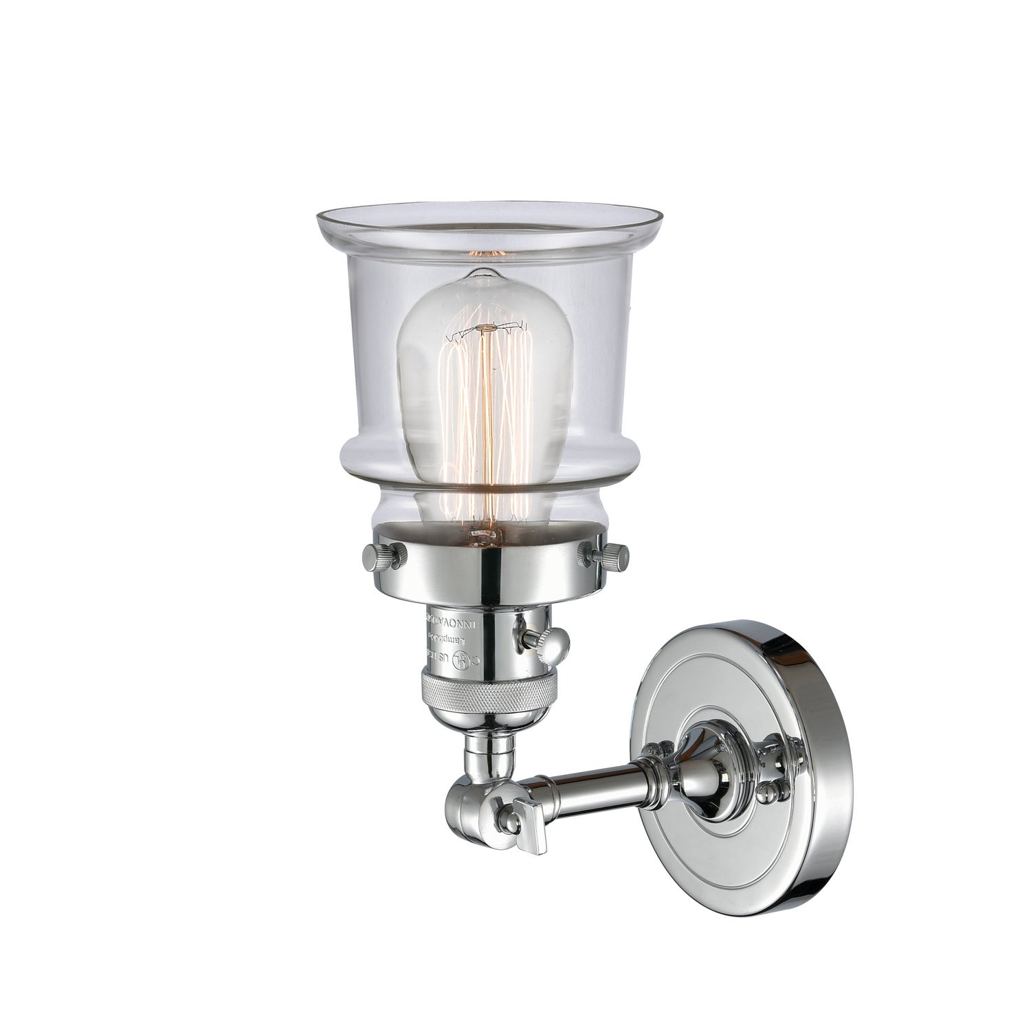 Innovations - 203SW-PC-G182S - One Light Wall Sconce - Franklin Restoration - Polished Chrome