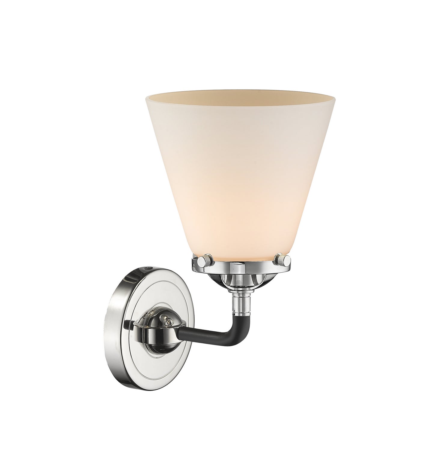 Innovations - 284-1W-BPN-G61 - One Light Wall Sconce - Nouveau - Black Polished Nickel