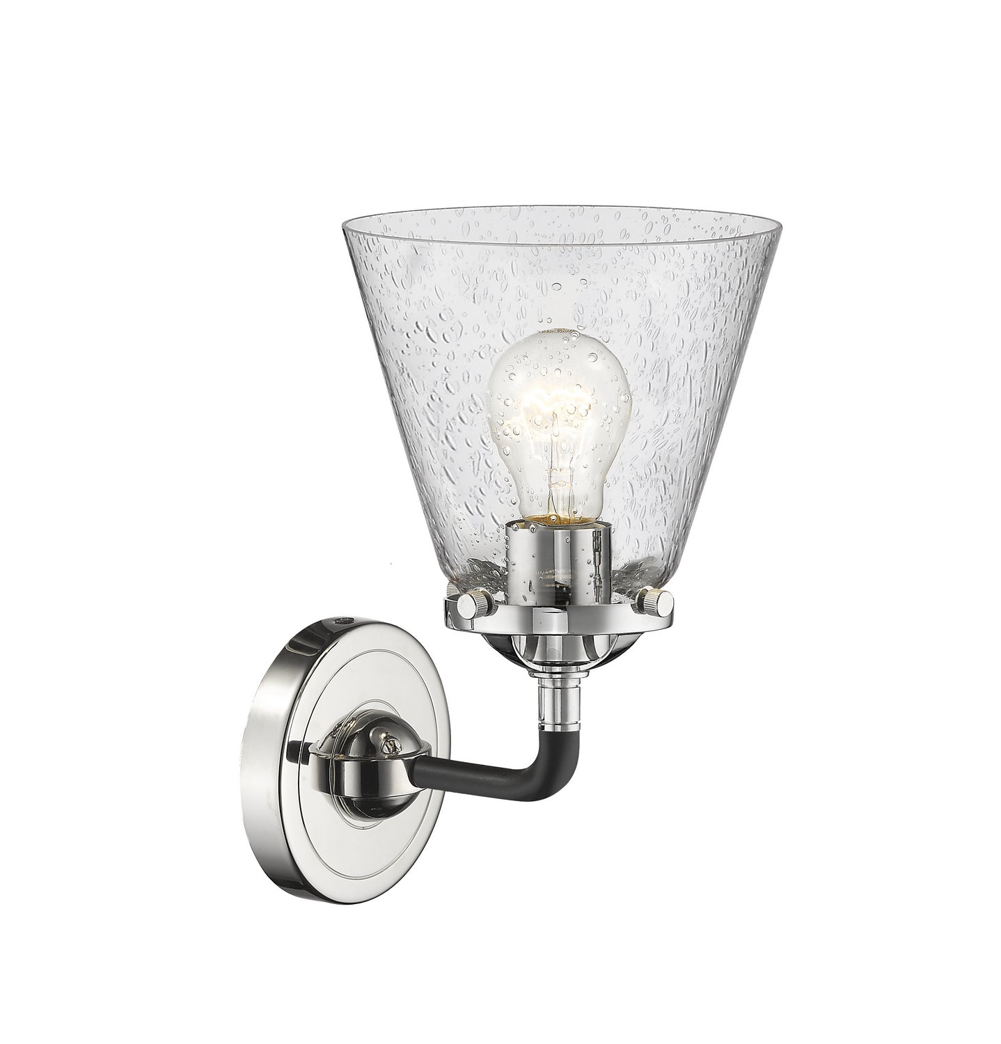 Innovations - 284-1W-BPN-G64 - One Light Wall Sconce - Nouveau - Black Polished Nickel