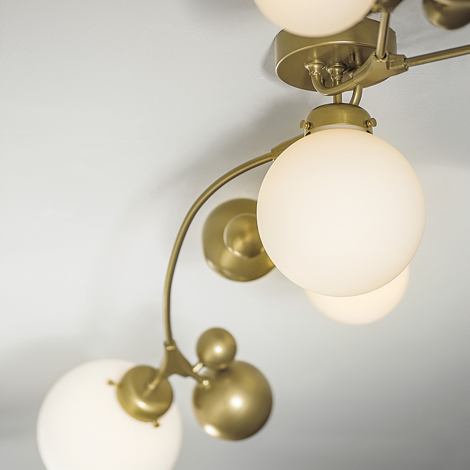 Hubbardton Forge - 128715-SKT-84-GG0639 - Sprig Semi-Flush - Sprig - Soft Gold