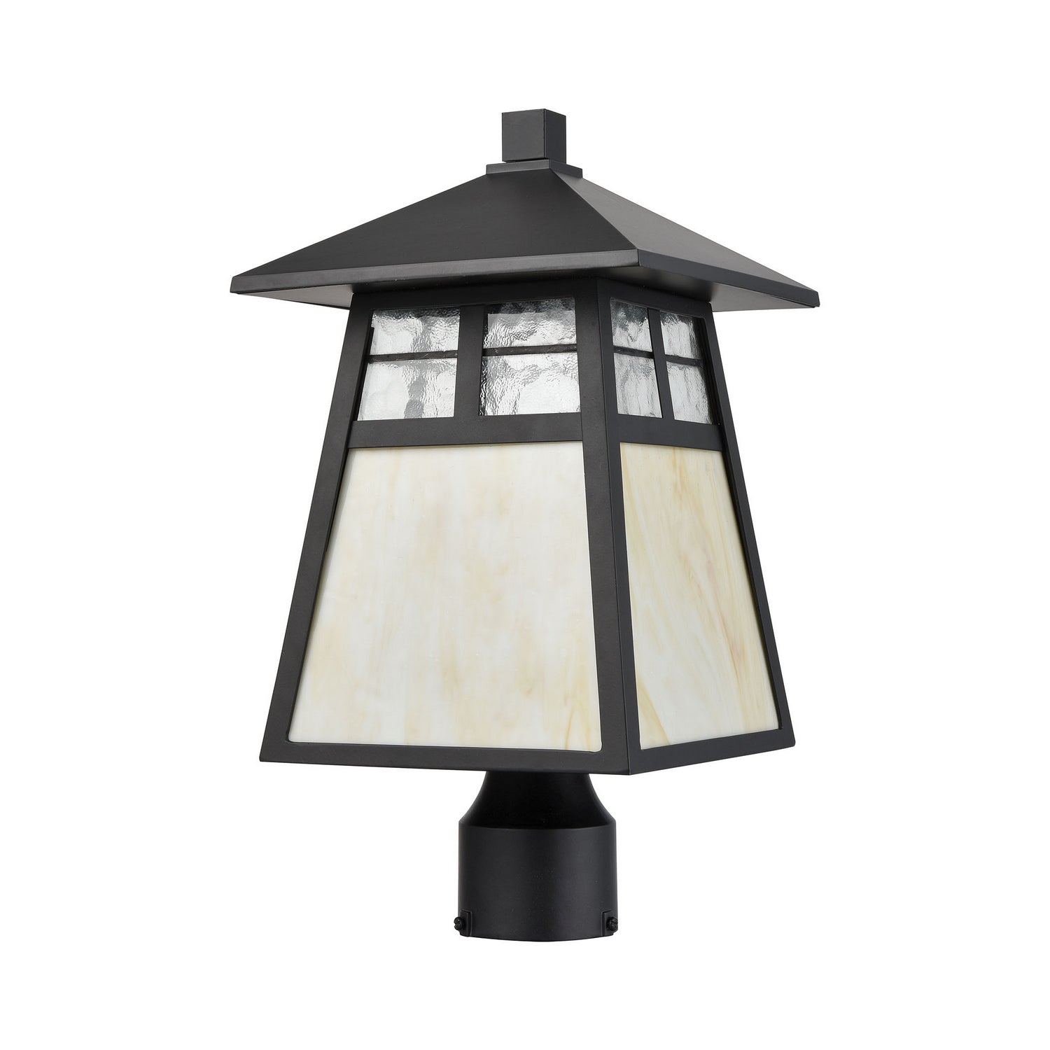 ELK Home - 87054/1 - One Light Outdoor Post Lantern - Cottage - Matte Black