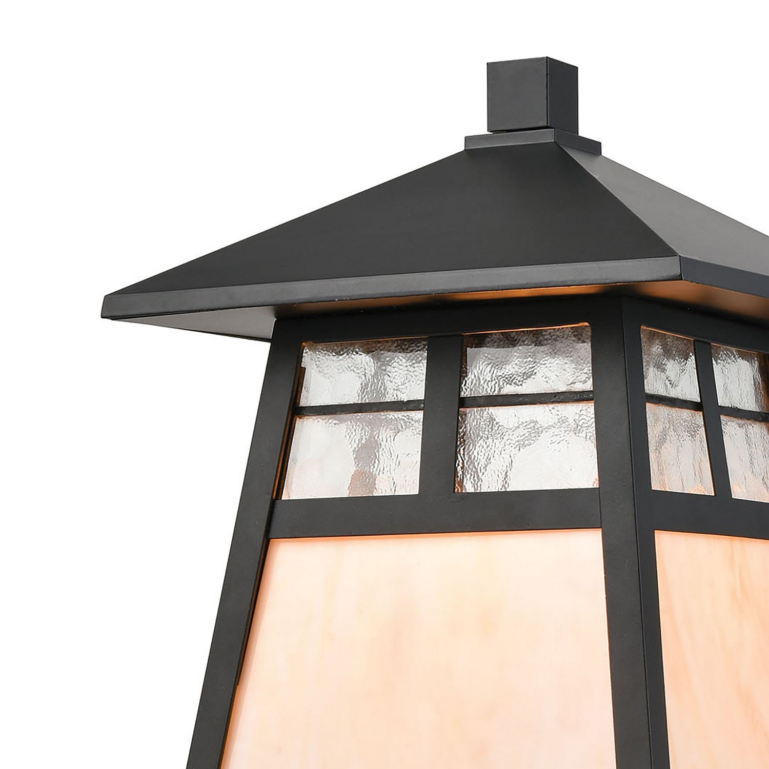 ELK Home - 87054/1 - One Light Outdoor Post Lantern - Cottage - Matte Black