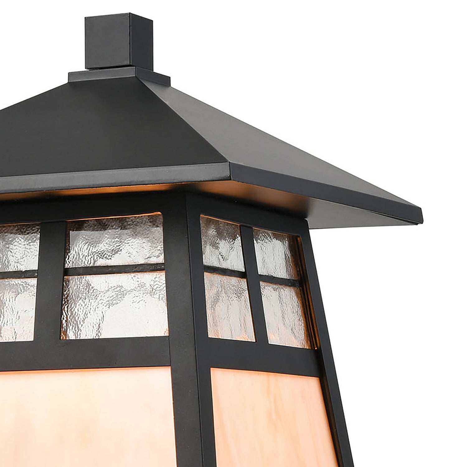 ELK Home - 87054/1 - One Light Outdoor Post Lantern - Cottage - Matte Black