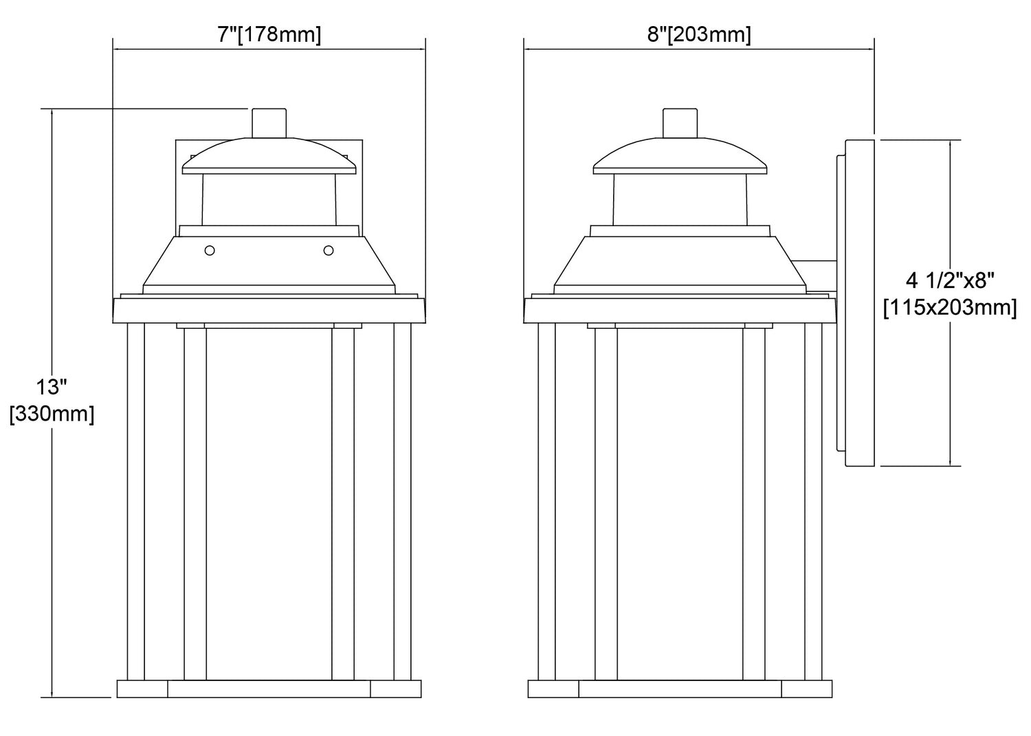 ELK Home - 87121/LED - LED Outdoor Wall Sconce - Irvine - Matte Black