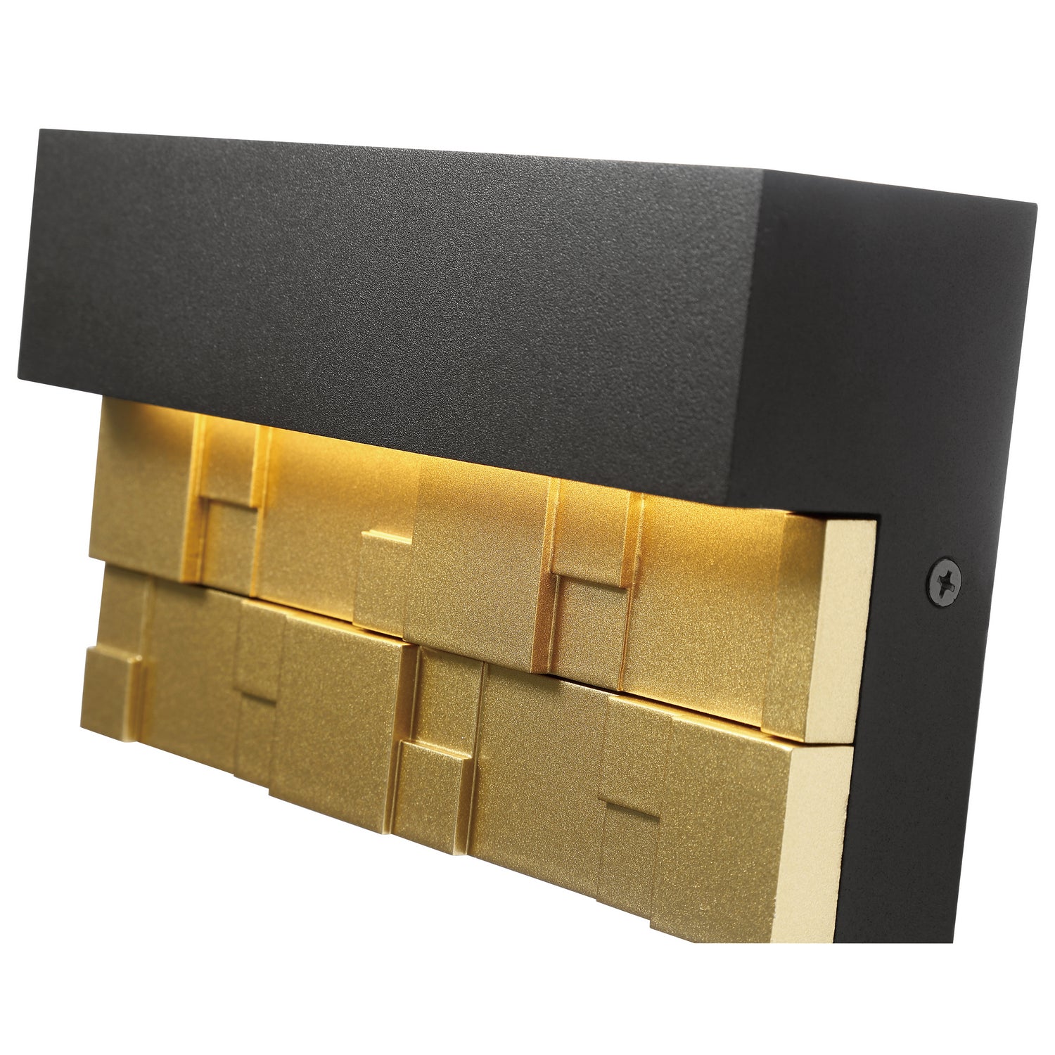 Access - 20049LEDDMG-BRZ/GLD - LED Wall Sconce - Grid - Bronze with Gold