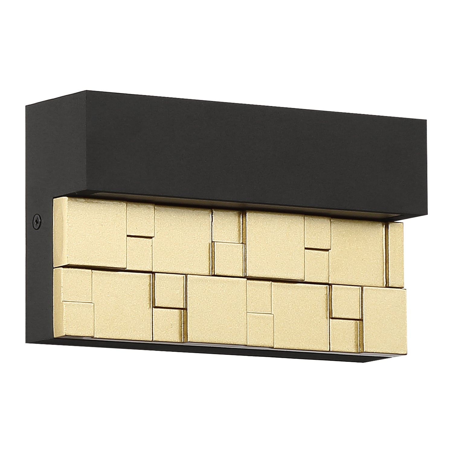 Access - 20049LEDDMG-BRZ/GLD - LED Wall Sconce - Grid - Bronze with Gold