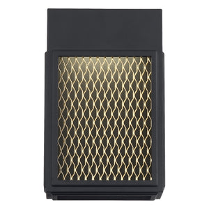 Access - 20062LEDDMG-BL/GLD - LED Wall Sconce - Metro - Black and Gold