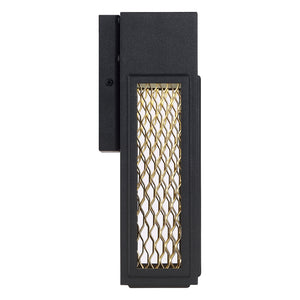 Access - 20062LEDDMG-BL/GLD - LED Wall Sconce - Metro - Black and Gold