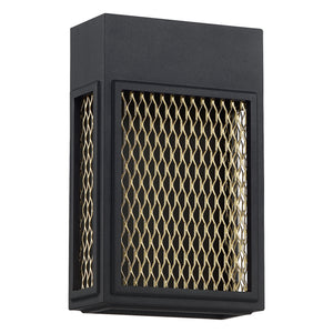 Access - 20062LEDDMG-BL/GLD - LED Wall Sconce - Metro - Black and Gold