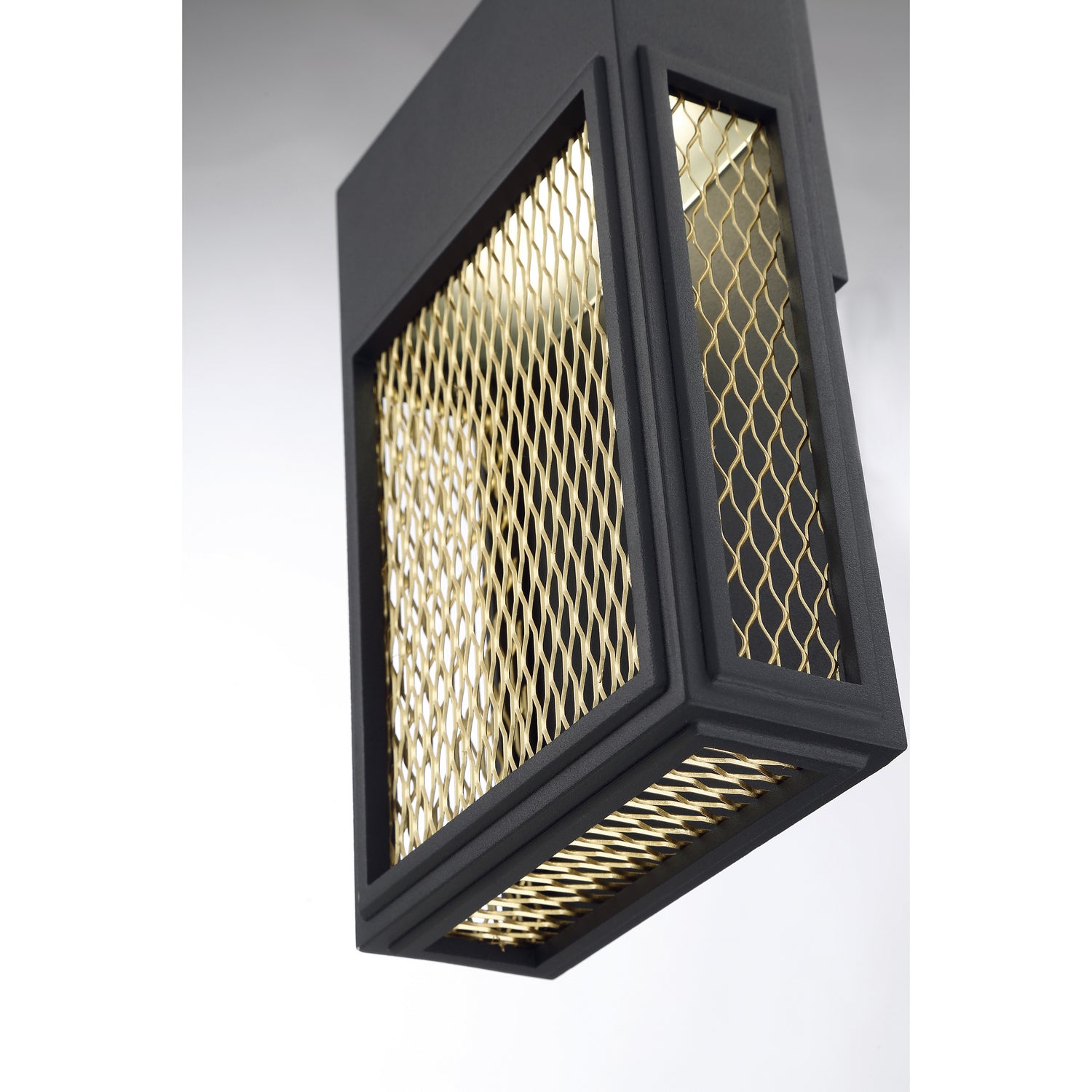 Access - 20062LEDDMG-BL/GLD - LED Wall Sconce - Metro - Black and Gold