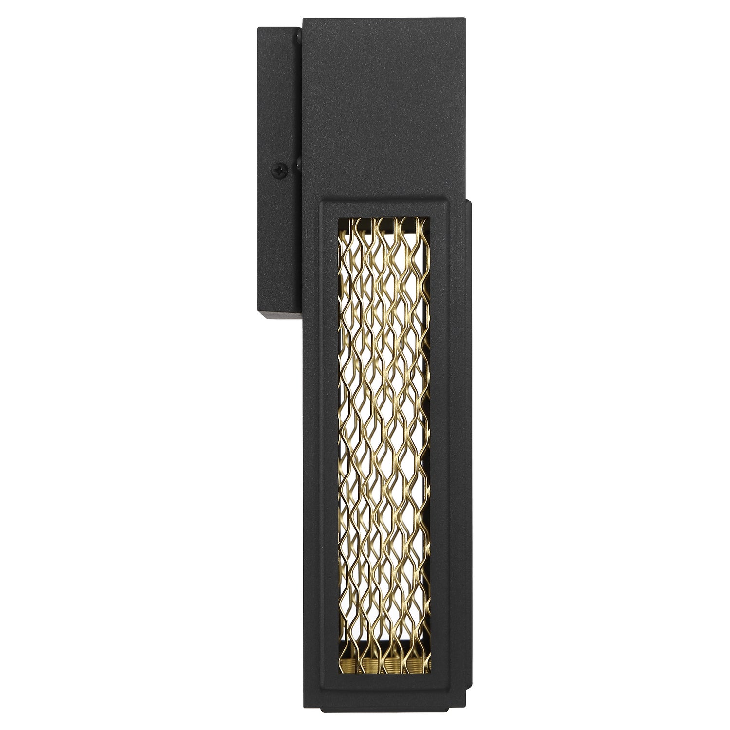 Access - 20063LEDDMG-BL/GLD - LED Wall Sconce - Metro - Black and Gold