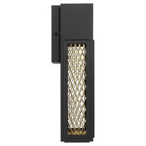 Access - 20063LEDDMG-BL/GLD - LED Wall Sconce - Metro - Black and Gold