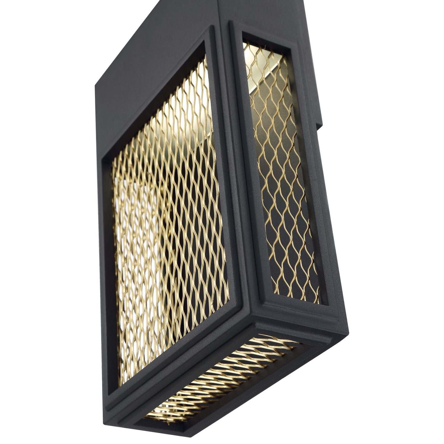 Access - 20063LEDDMG-BL/GLD - LED Wall Sconce - Metro - Black and Gold