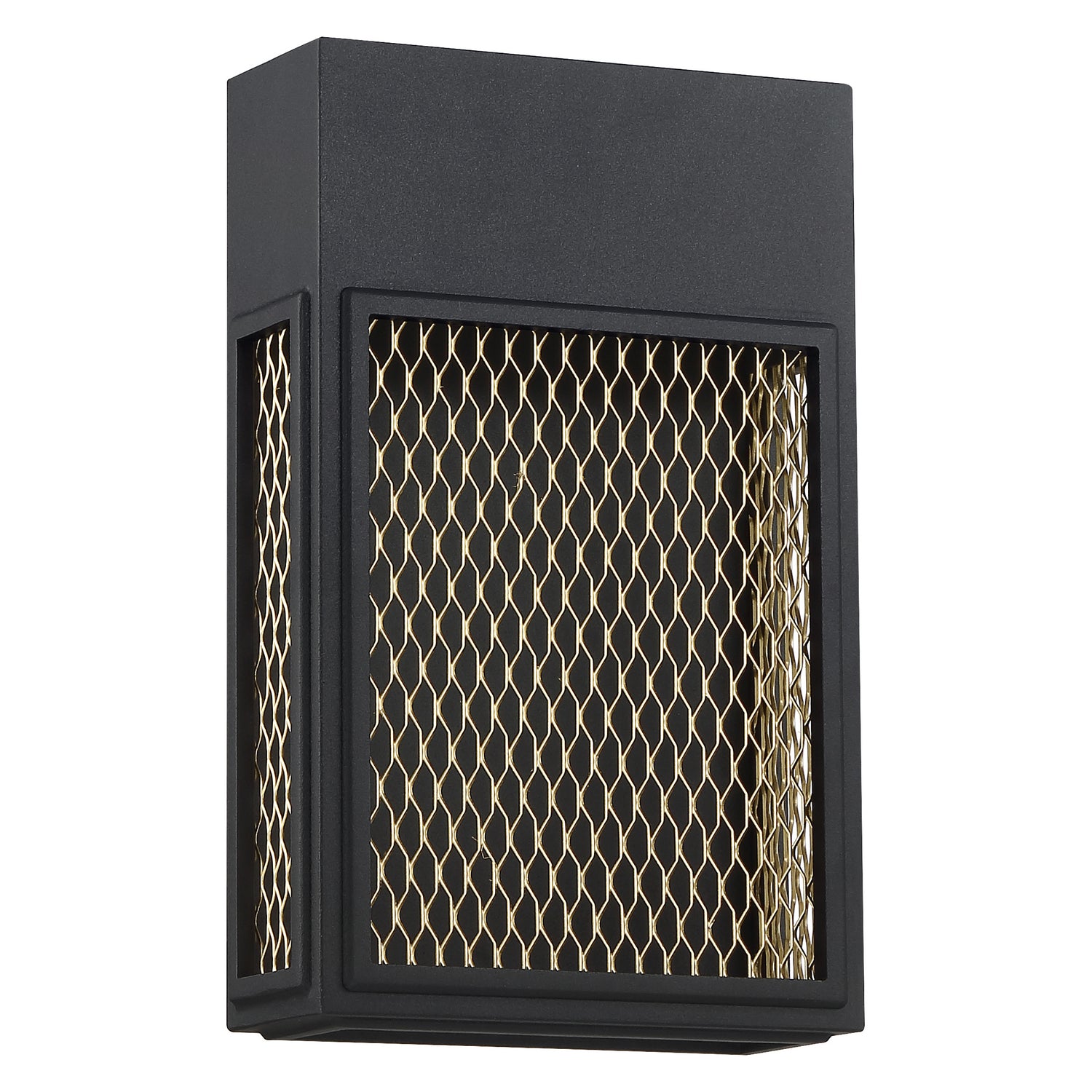 Access - 20063LEDDMG-BL/GLD - LED Wall Sconce - Metro - Black and Gold