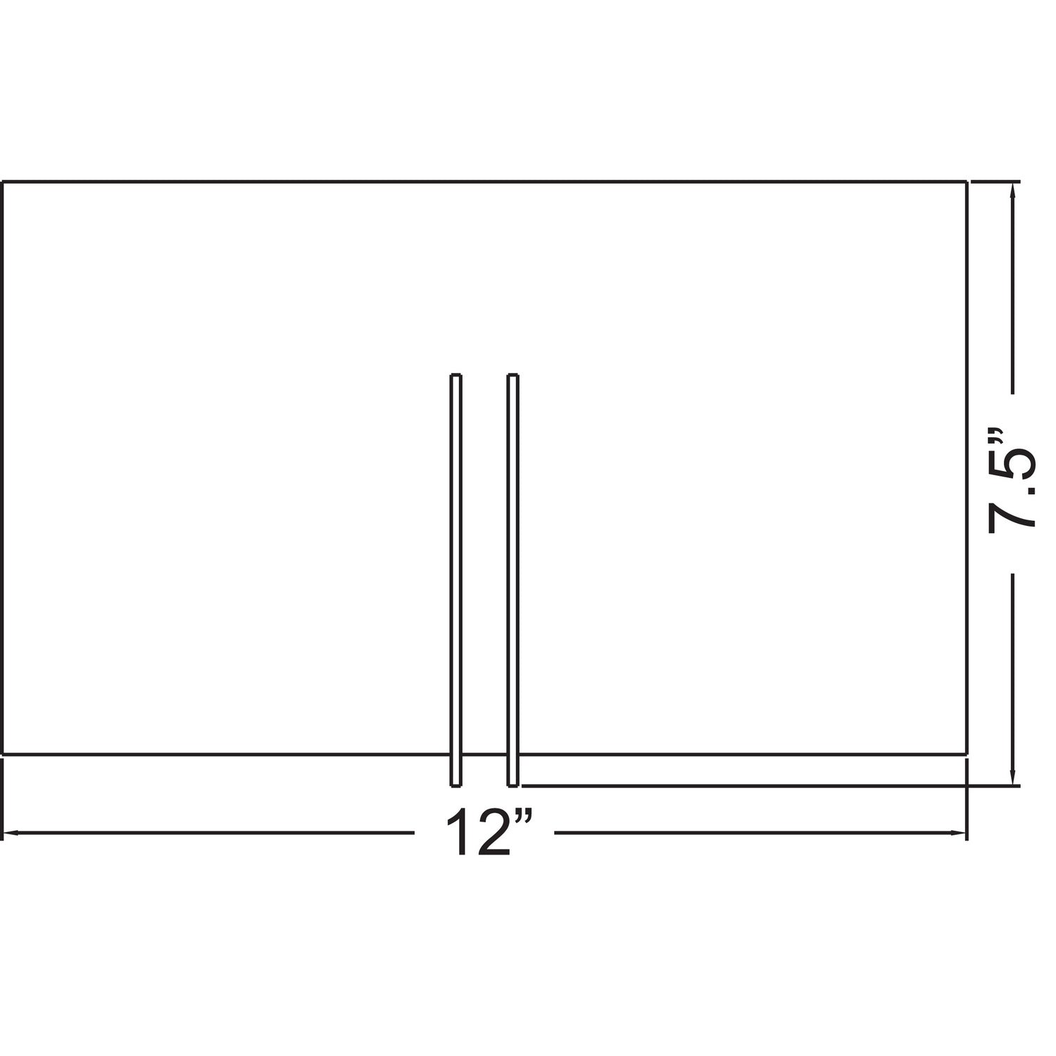 Access - 20447LEDDLP-BS/WHT - LED Wall Fixture - Prong - Brushed Steel