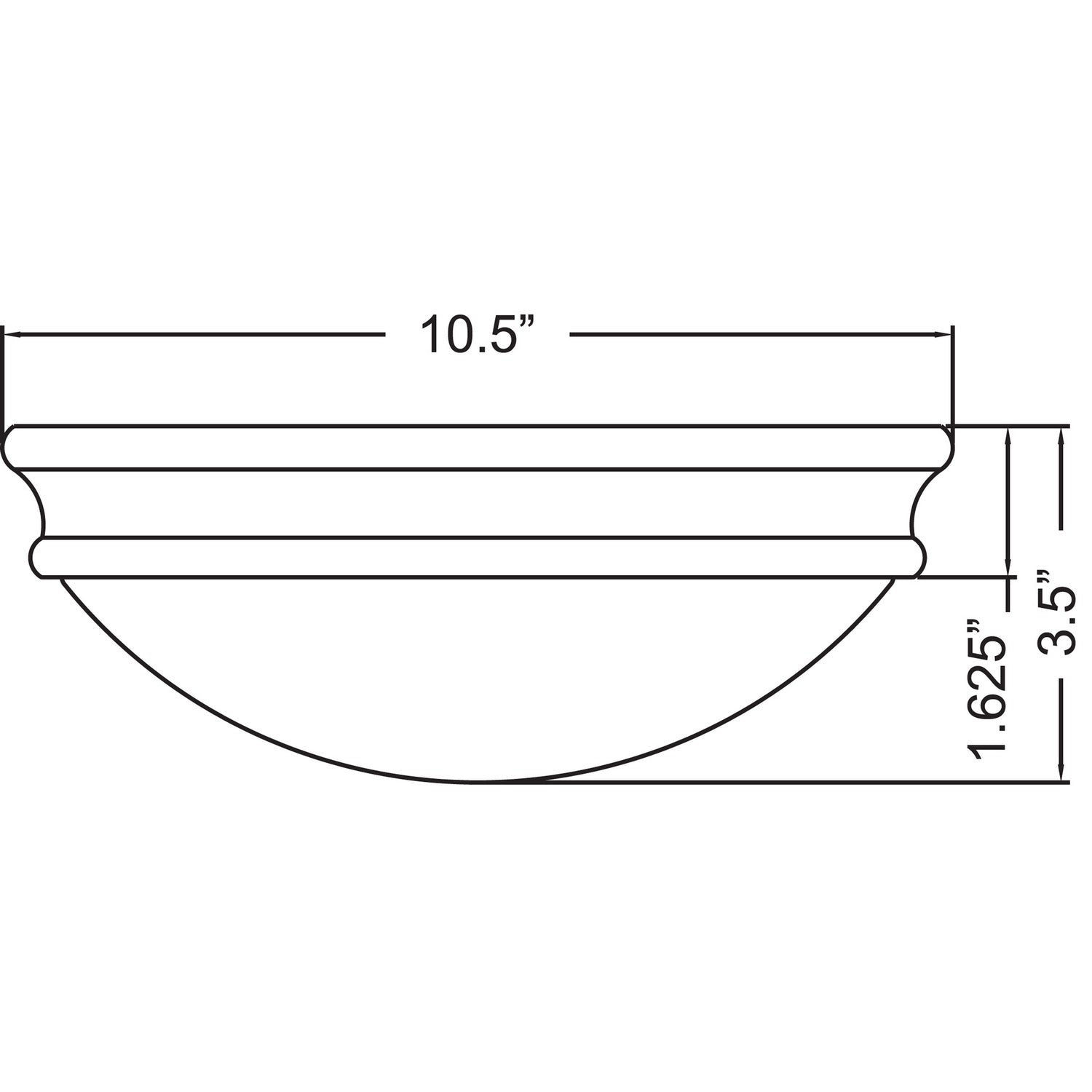 Access - 20724LEDDLP-ORB/OPL - LED Flush Mount - Atom - Oil Rubbed Bronze