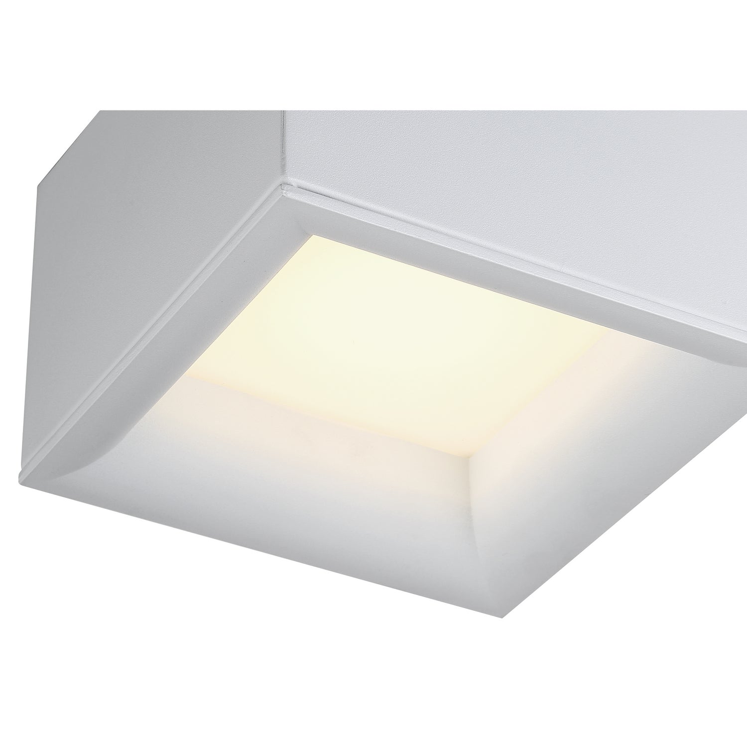 Access - 50009LEDD-WH/ACR - LED Flush Mount - Bloc - White