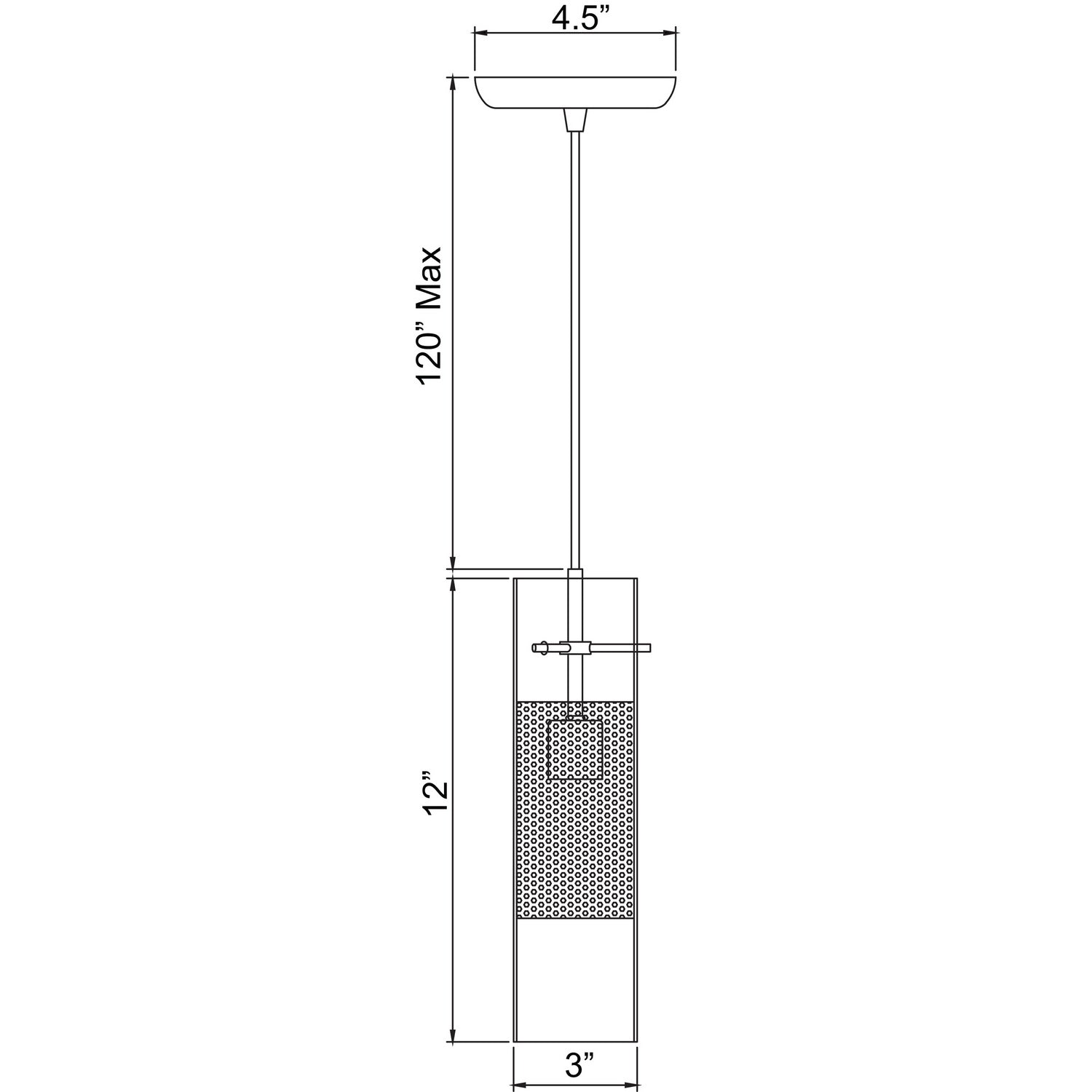 Access - 50525LEDDLP-BS/CLM - LED Pendant - Spartan - Brushed Steel