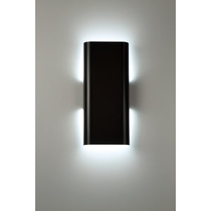 Access - 62238LEDD-BL - LED Wallwasher - Bi-Punch - Black