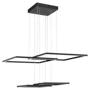 Access - 63968LEDD-BL/ACR - LED Pendant - Squared - Black