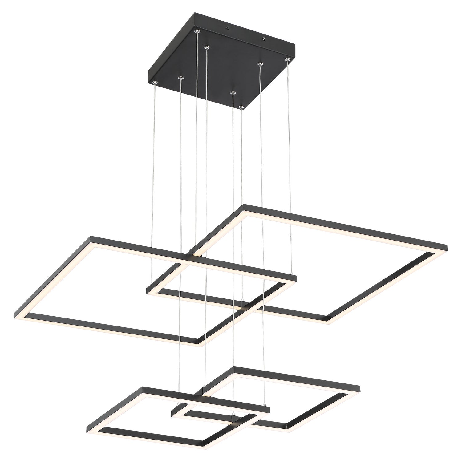 Access - 63968LEDD-BL/ACR - LED Pendant - Squared - Black