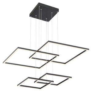 Access - 63968LEDD-BL/ACR - LED Pendant - Squared - Black