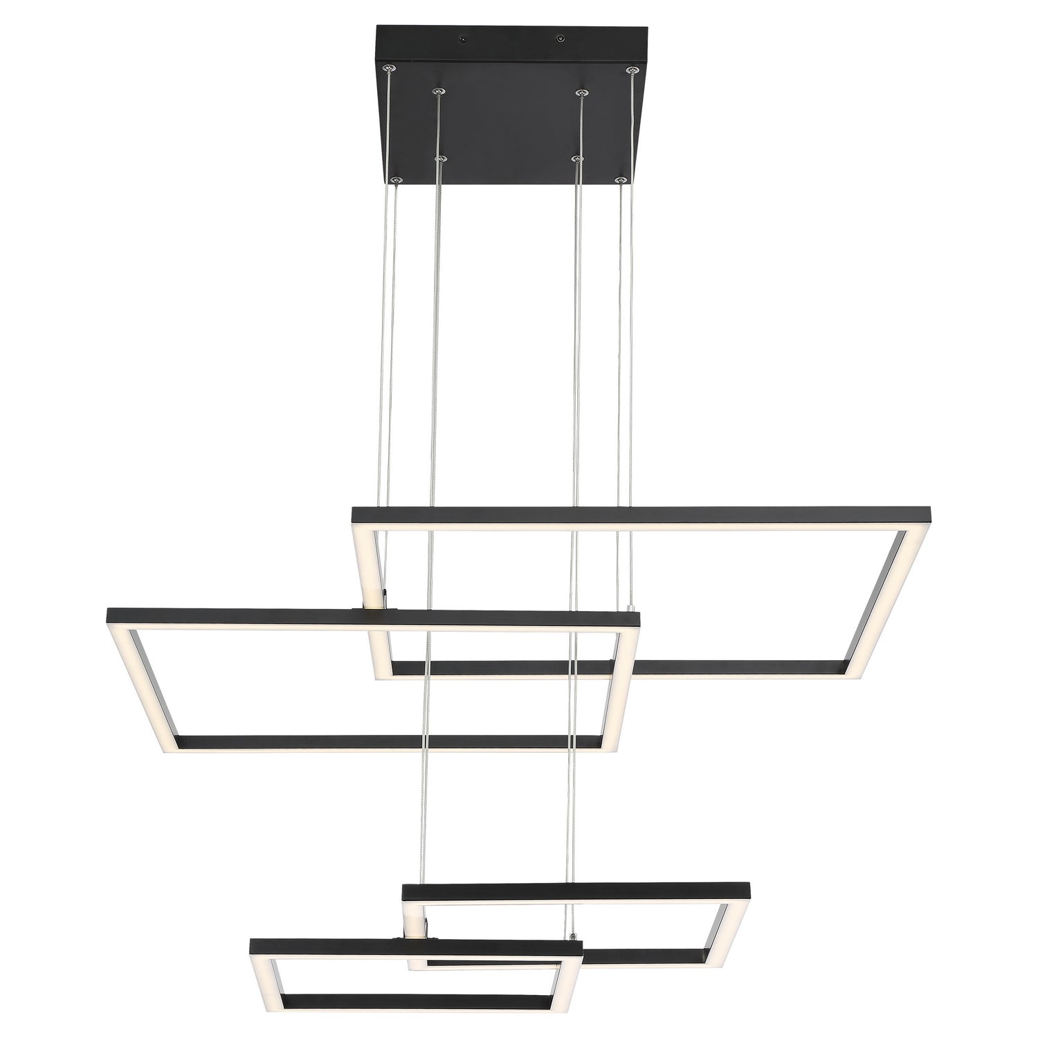 Access - 63968LEDD-BL/ACR - LED Pendant - Squared - Black