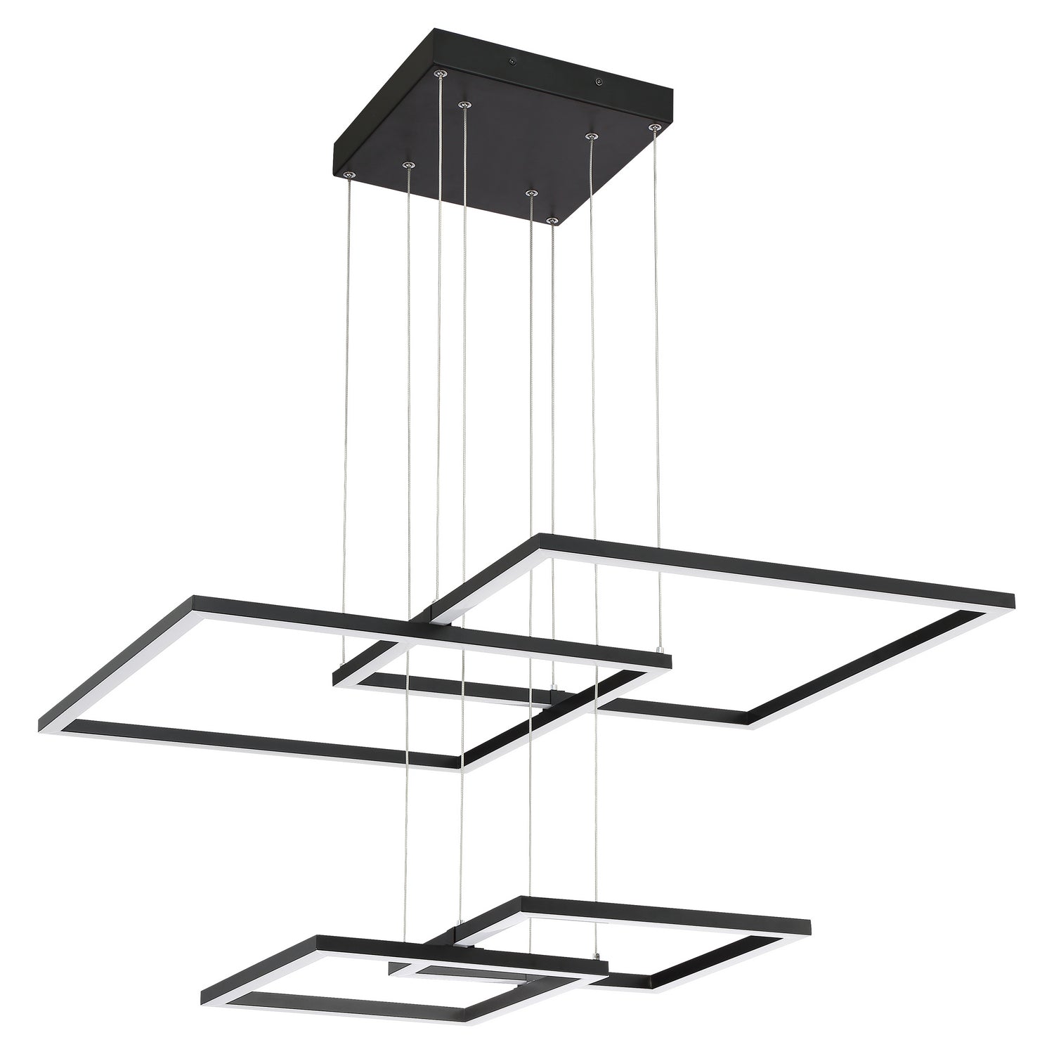 Access - 63968LEDD-BL/ACR - LED Pendant - Squared - Black