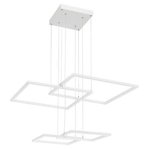 Access - 63968LEDD-WH/ACR - LED Pendant - Squared - White