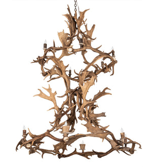 Meyda Tiffany - 212274 - 12 Light Chandelier - Antlers - Mahogany Bronze