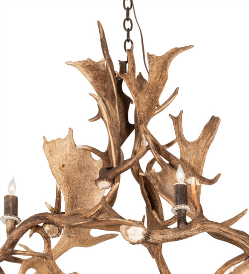 Meyda Tiffany - 212274 - 12 Light Chandelier - Antlers - Mahogany Bronze