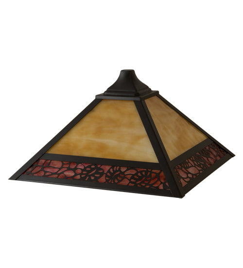 Meyda Tiffany - 16361 - Shade - Mission - Craftsman Brown