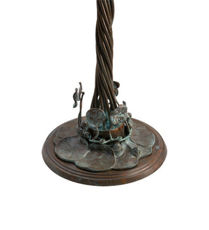 Meyda Tiffany - 10881 - 12 Light Floor Base - Bronze Lily - Bronze